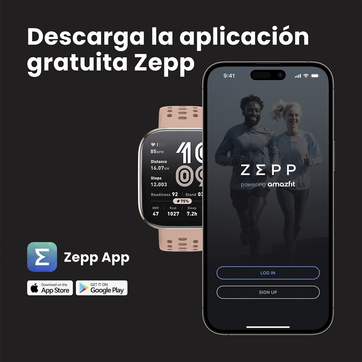 Amazfit Bip 6 Rosa Smartwatch con Modo Carrera Hyrox Rosa-11