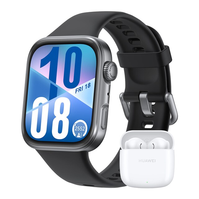 Huawei Watch Fit 4 Negro Smartwatch + Auriculares Huawei Watch FreeBuds SE 2 blancos