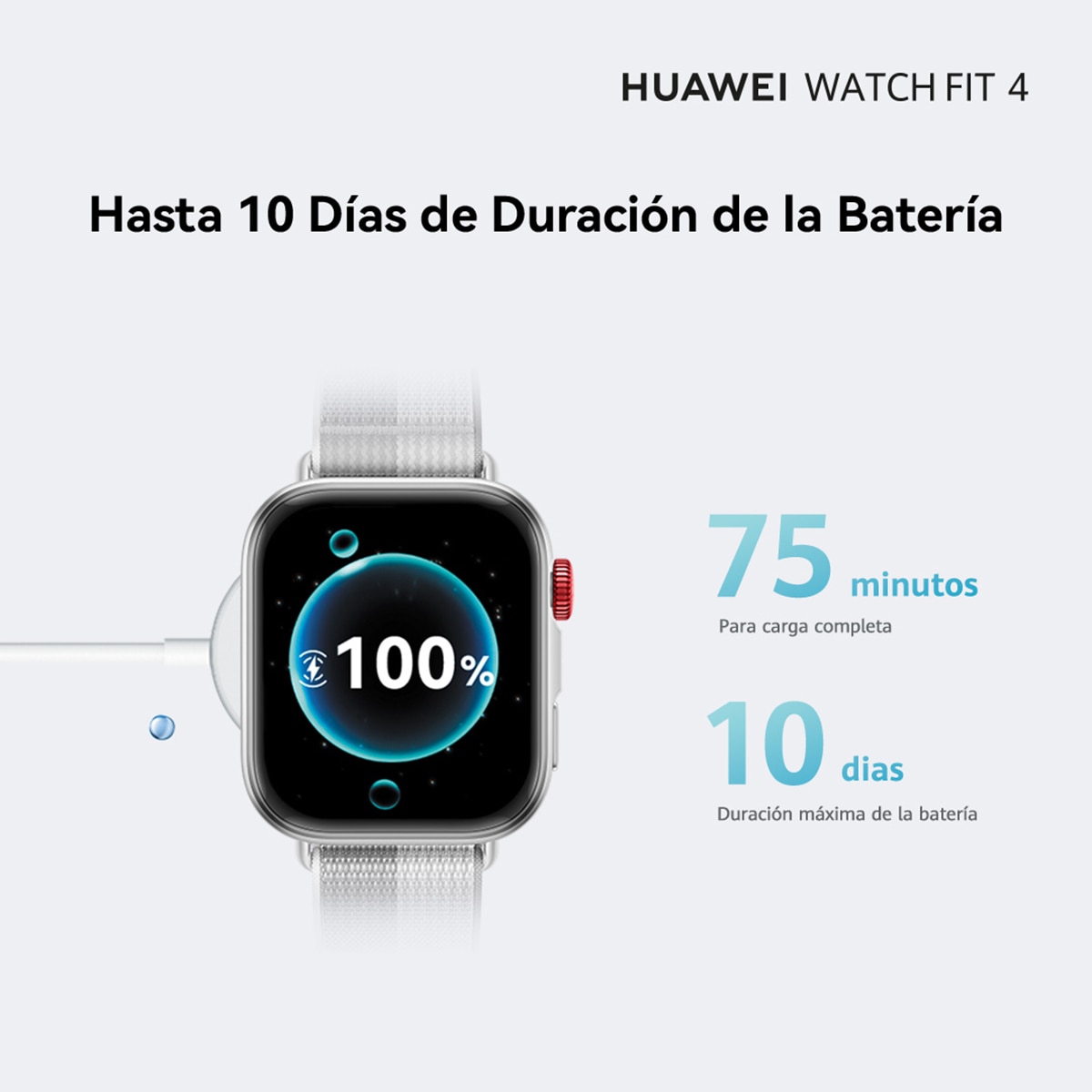Huawei Watch Fit 4 Blanco Smartwatch + Auriculares Huawei Watch FreeBuds SE 2 blancos Blanco-10