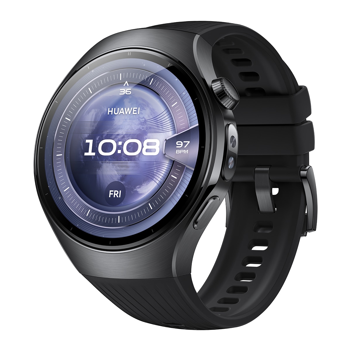 Huawei Watch 5 46 mm Negro Smartwatch + Auriculares Huawei FreeBuds 6i blancos Negro-4