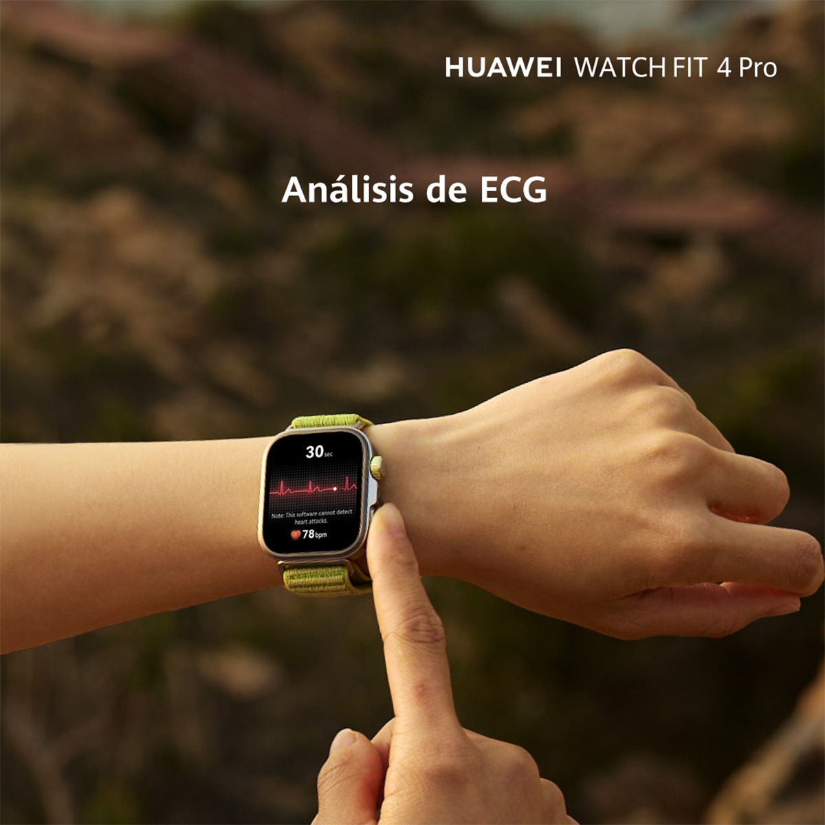 Huawei Watch Fit 4 Pro Verde Smartwatch Titanio-10