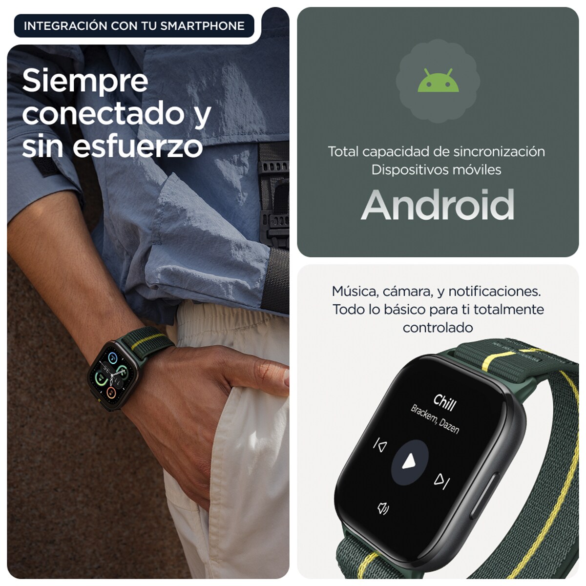 Motorola moto watch fit Smartwatch Verde-9