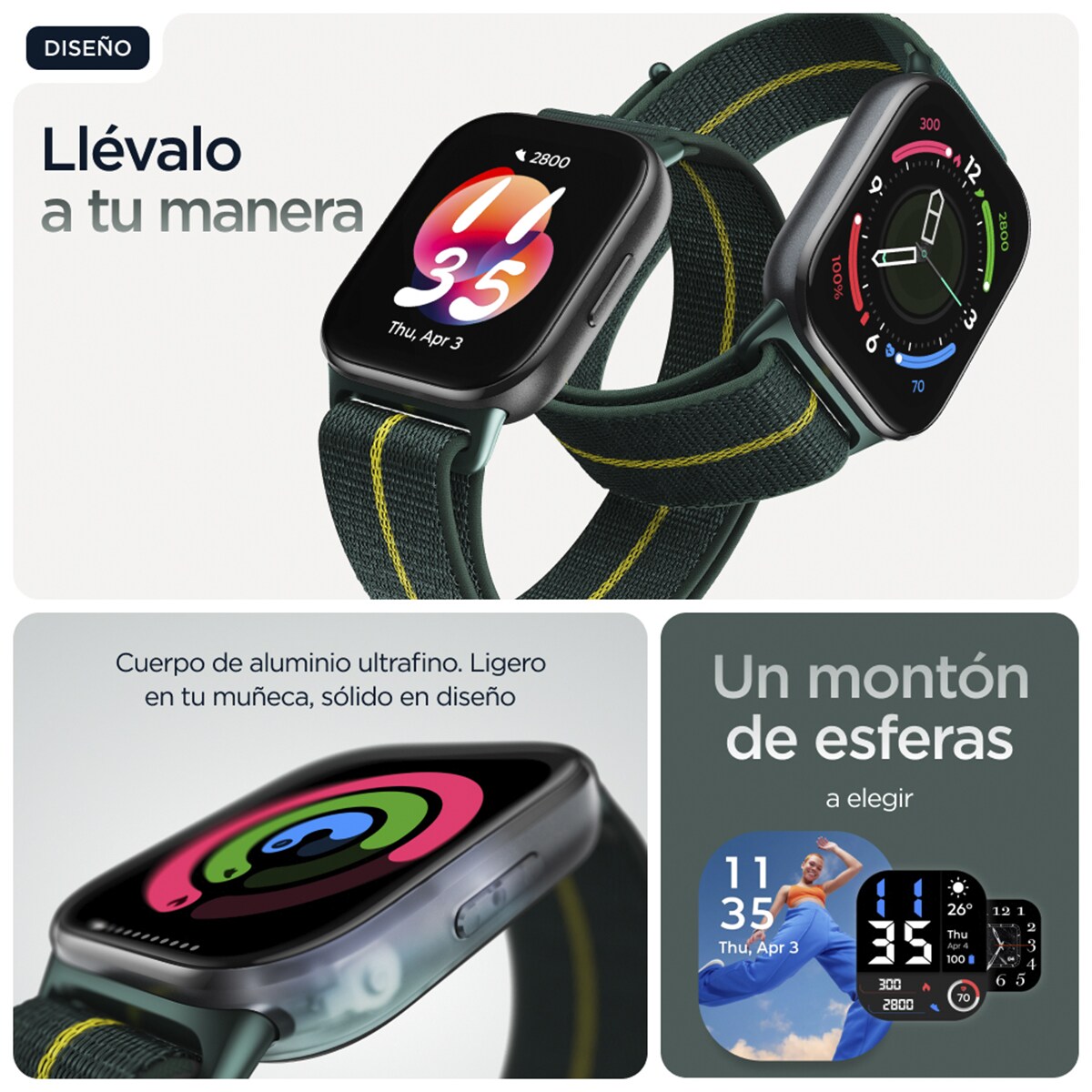 Motorola moto watch fit Smartwatch Verde-10