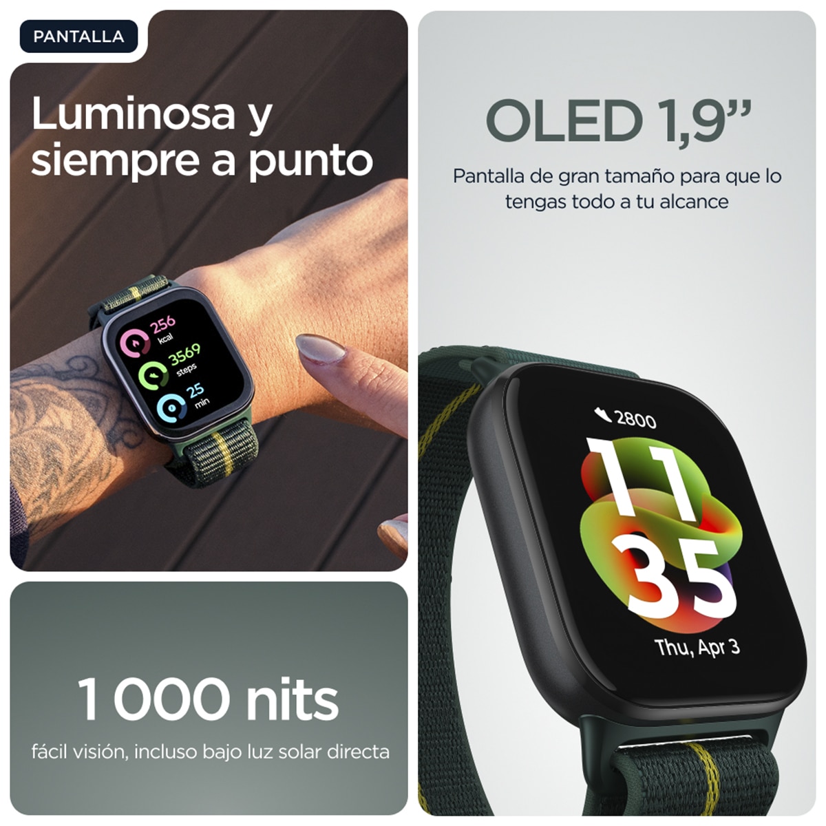 Motorola moto watch fit Smartwatch Verde-11
