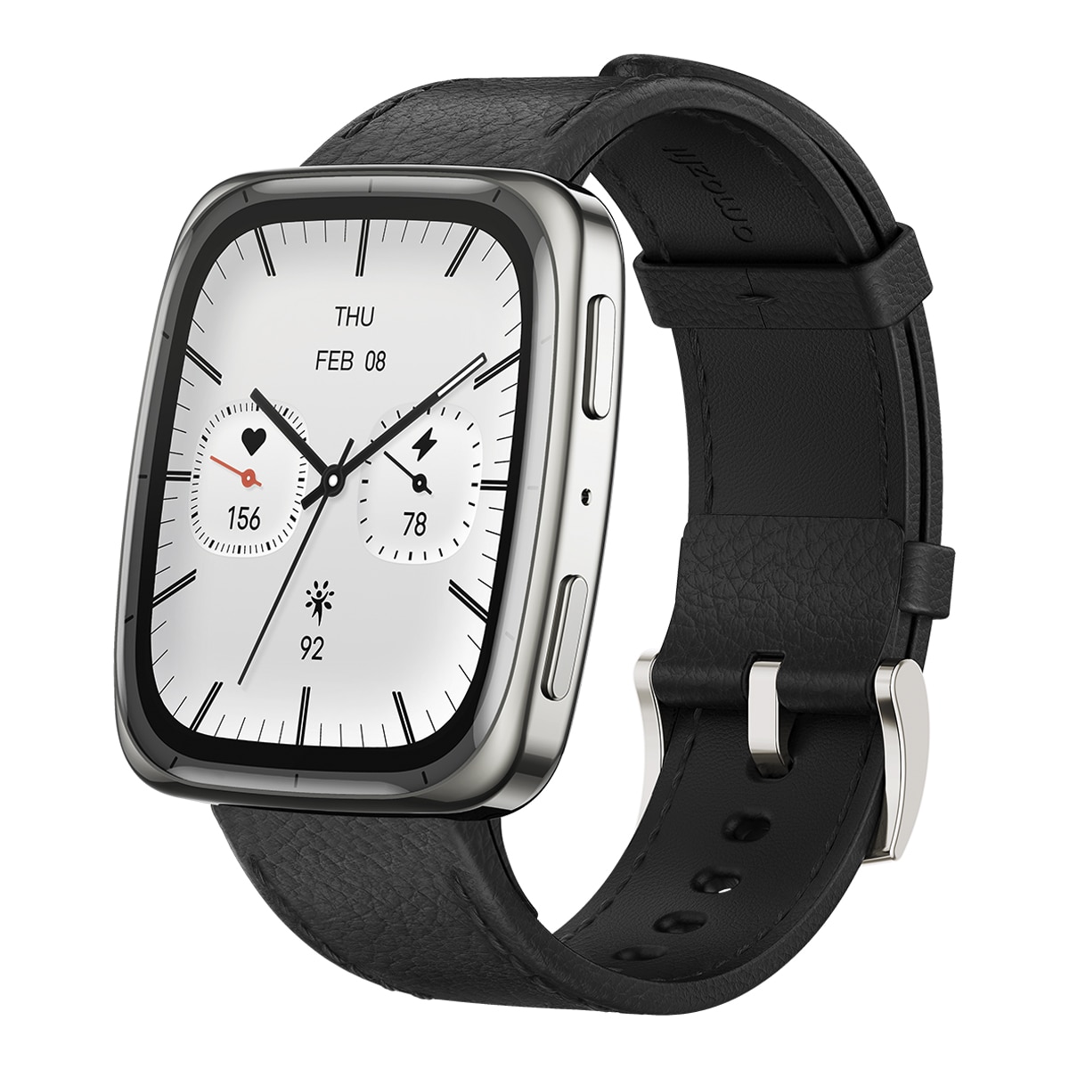 Amazfit Active 2 Square negro Smartwatch con Modo Carrera Hyrox Negro-4