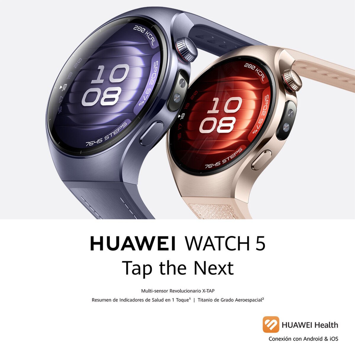 Huawei Watch 5 42mm Smartwatch - Blanco Blanco-7