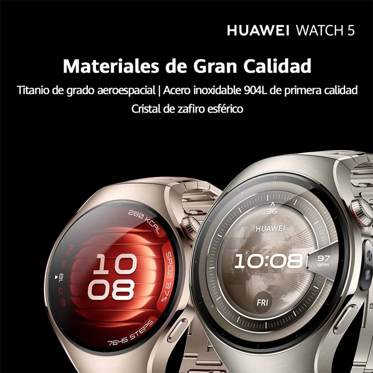 Huawei Watch 5 42mm Smartwatch - Blanco Blanco-8