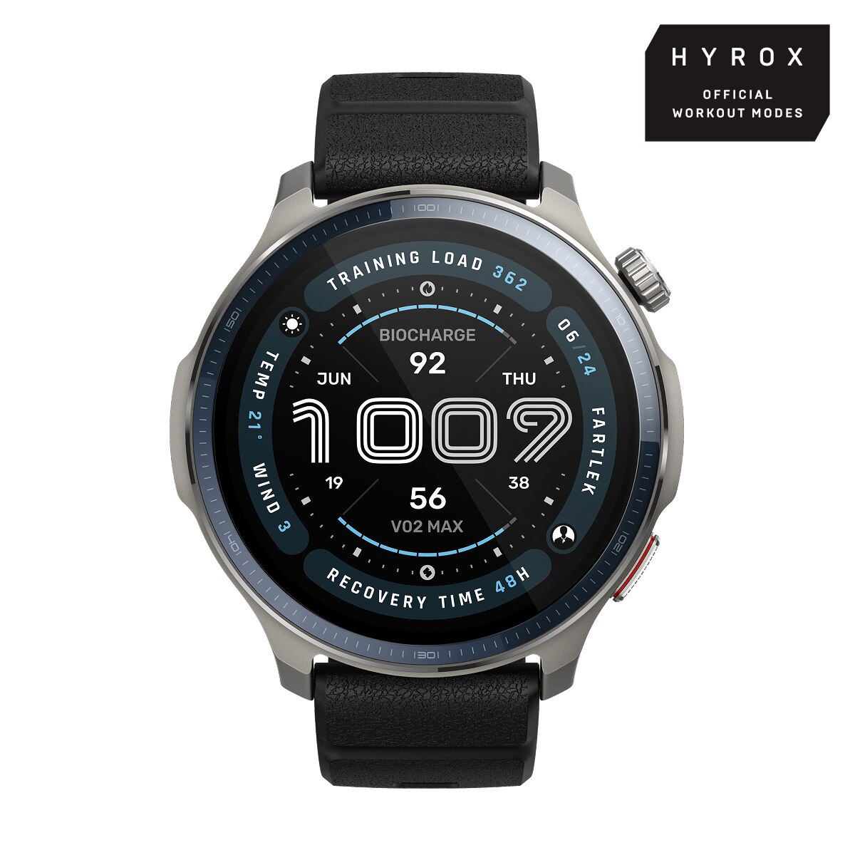 Amazfit Balance 2 Smartwatch con Modo Carrera Hyrox Negro-4