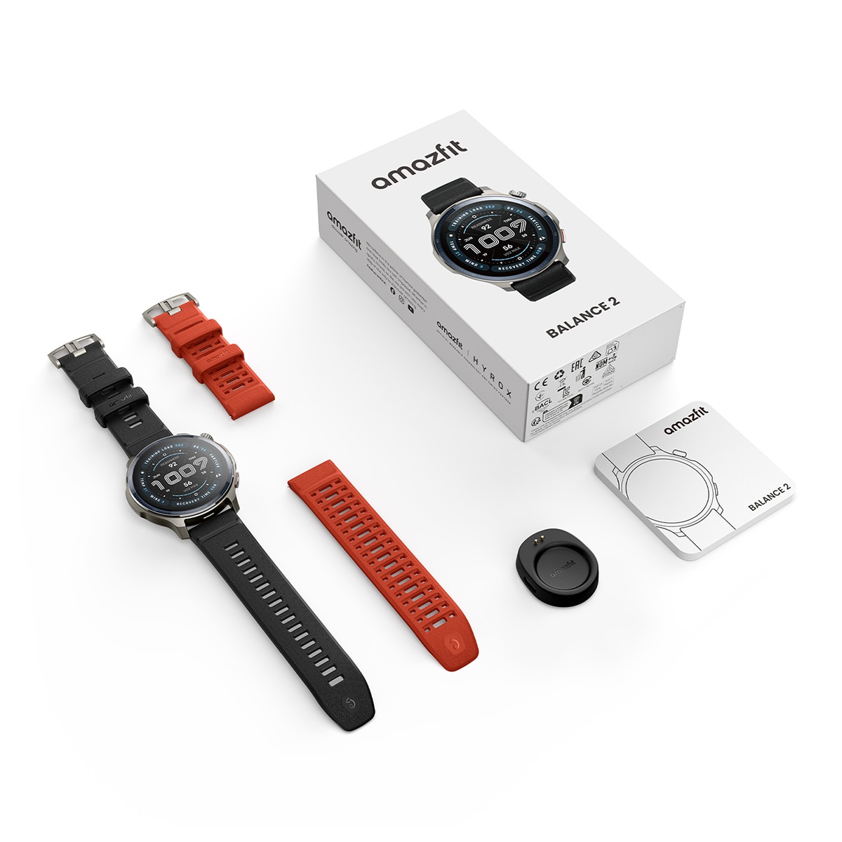 Amazfit Balance 2 Smartwatch con Modo Carrera Hyrox Negro-7