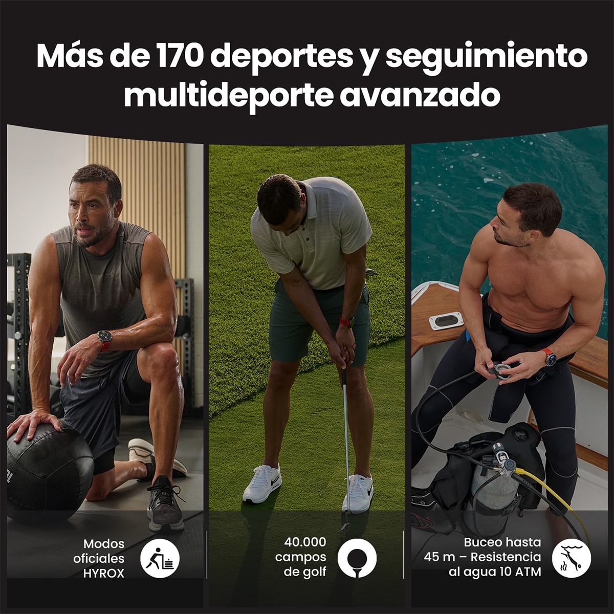 Amazfit Balance 2 Smartwatch con Modo Carrera Hyrox Negro-9