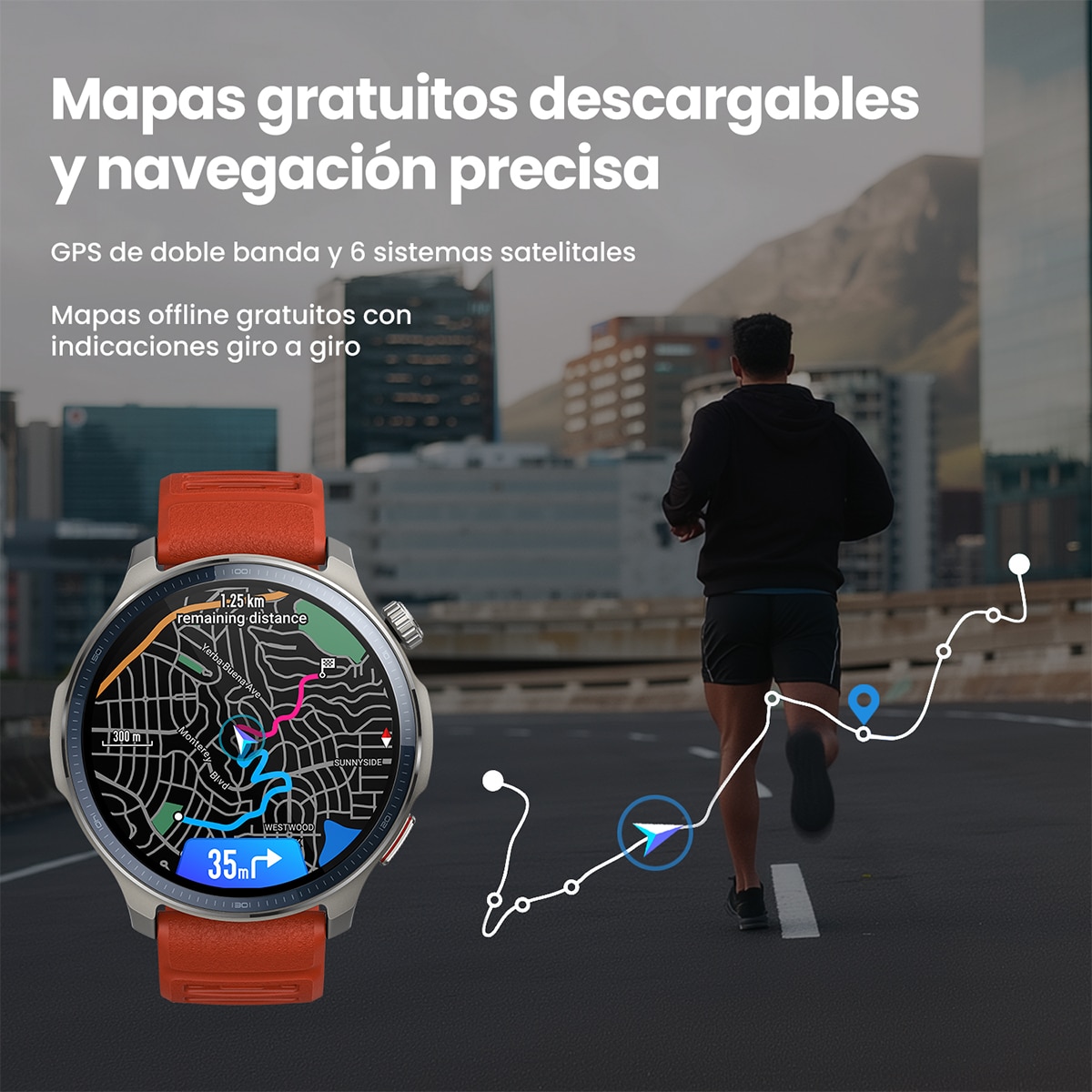 Amazfit Balance 2 Smartwatch con Modo Carrera Hyrox Negro-10