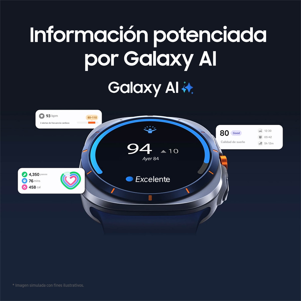 Thumbnail 3 de Samsung Galaxy Watch Ultra 2025 smartwatch con batería 60 horas
