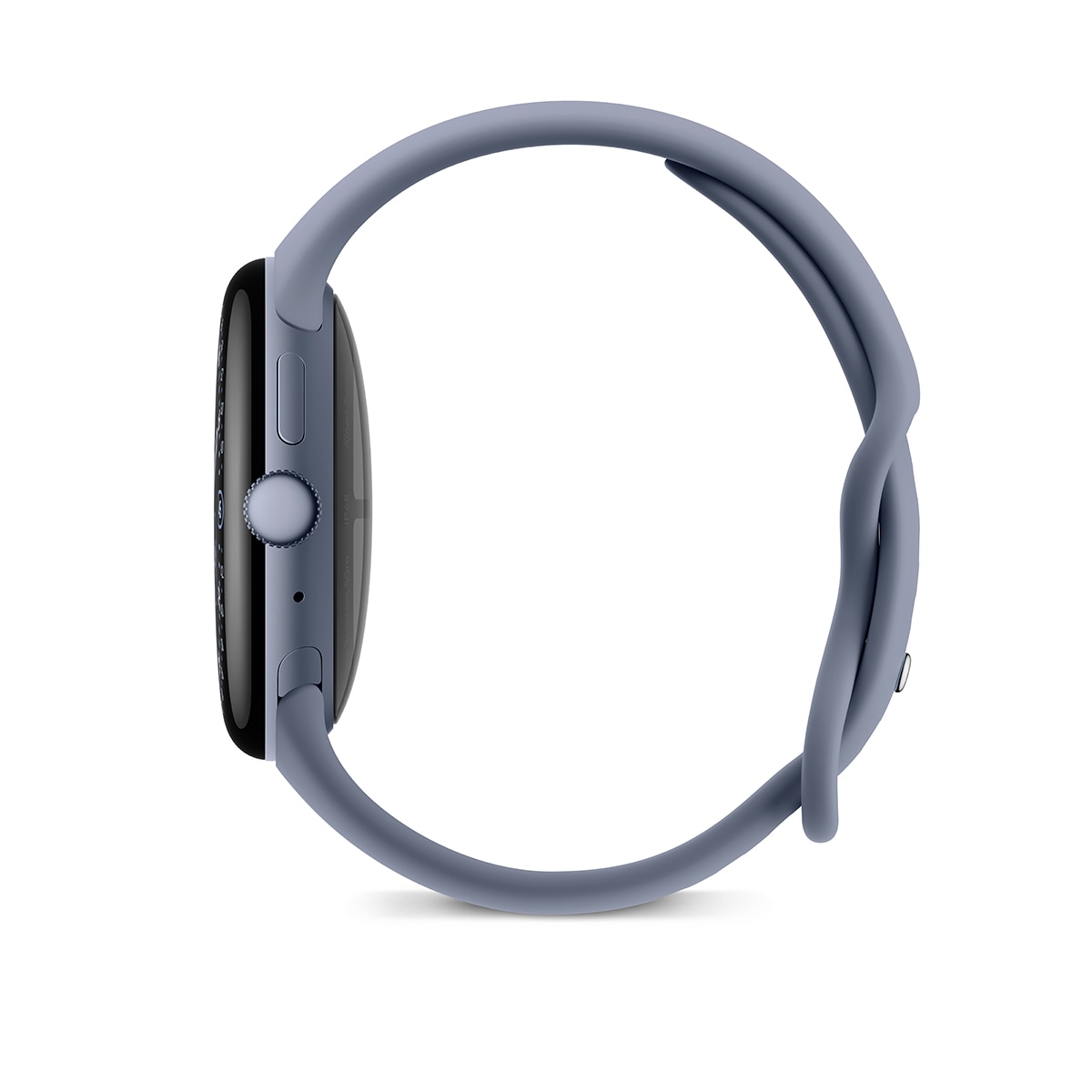 Google Pixel Watch 4 45mm, Caja de aluminio color plata pulida y correa deportiva en piedra lunar, Wi-Fi Smartwatch Sterling-5