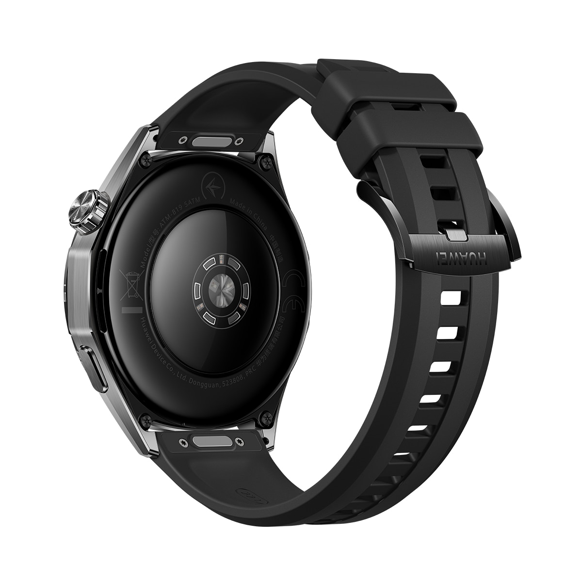 Huawei Watch GT 6 46mm correa caucho negra Smartwatch Negro-5