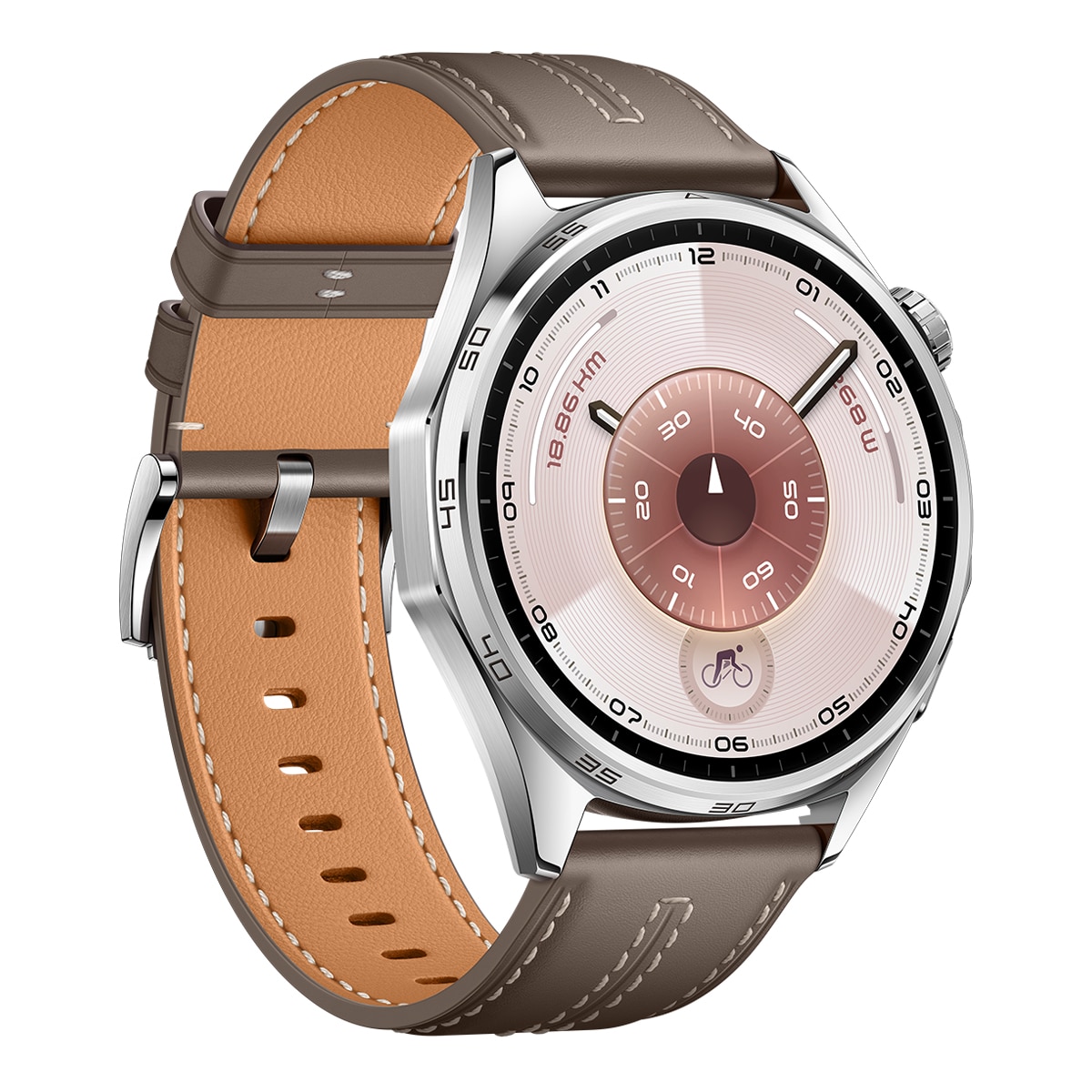 Imagen 0 de Huawei Watch GT 6 46mm correa efecto piel gris Smartwatch
