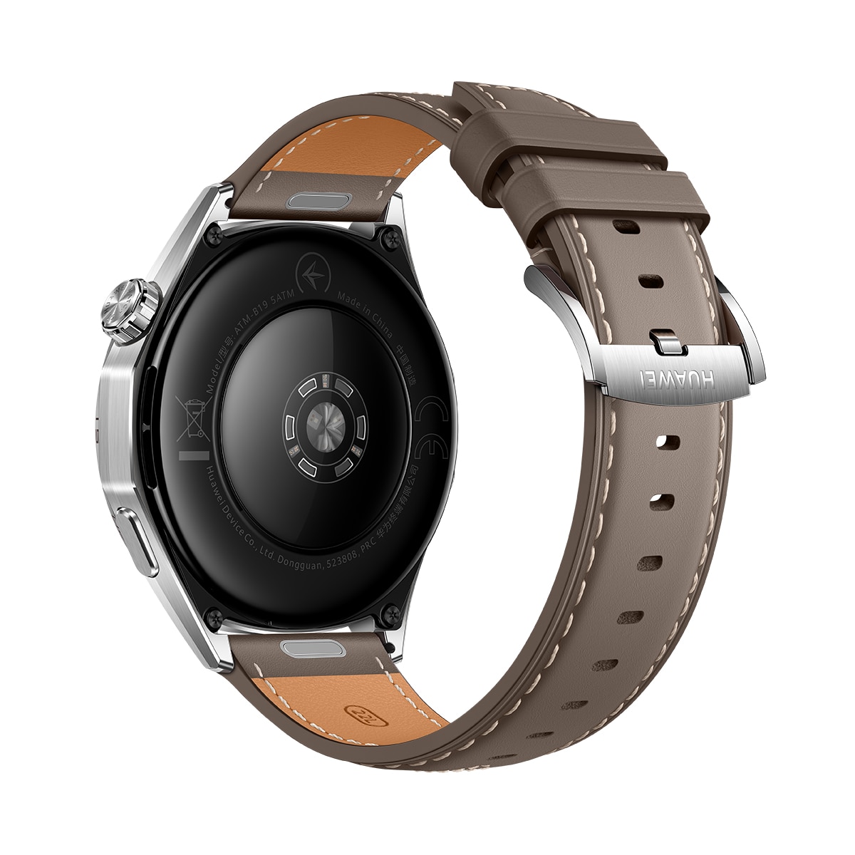 Huawei Watch GT 6 46mm correa efecto piel gris Smartwatch Gris-5