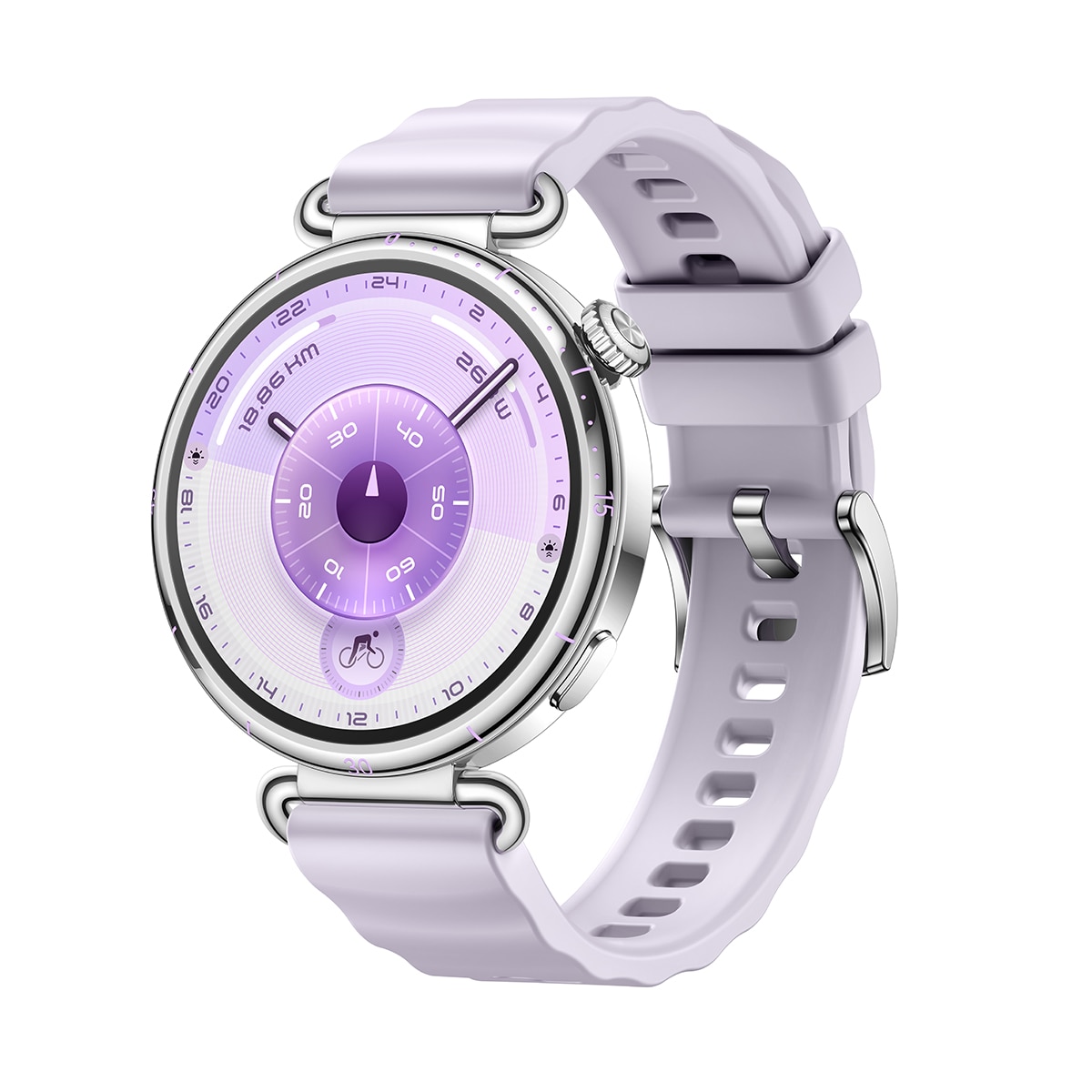 Huawei Watch GT 6 41mm correa caucho púrpura Smartwatch Morado-3
