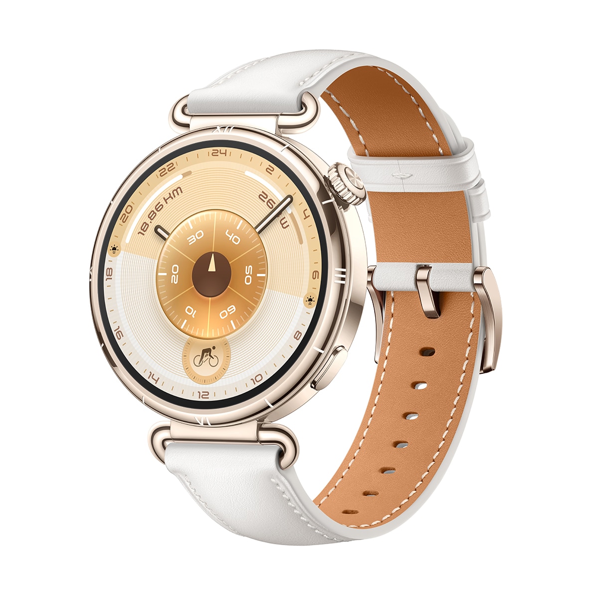 Huawei Watch GT 6 41mm correa efecto piel blanca Smartwatch Blanco-3
