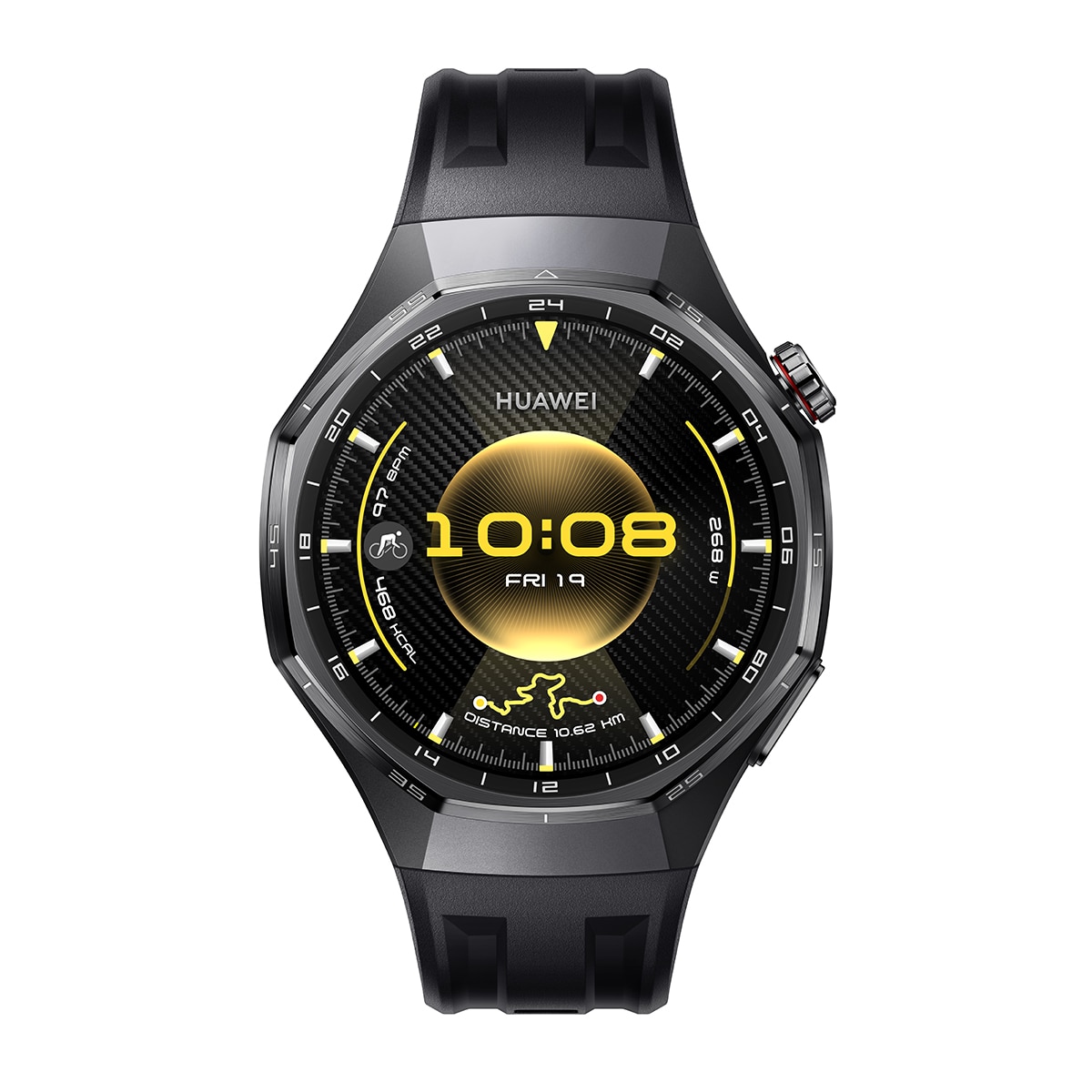 Huawei Watch GT 6 Pro 46mm correa caucho negra Smartwatch Negro-3