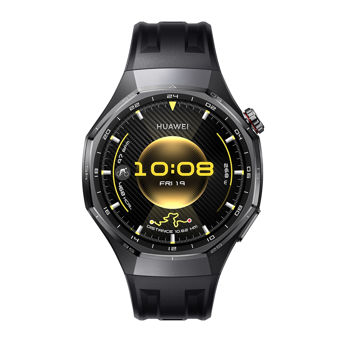 Huawei Watch GT 6 Pro 46mm correa caucho negra Smartwatch Negro-3
