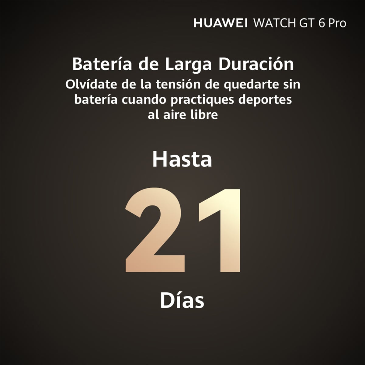Huawei Watch GT 6 Pro 46mm correa caucho negra Smartwatch Negro-9