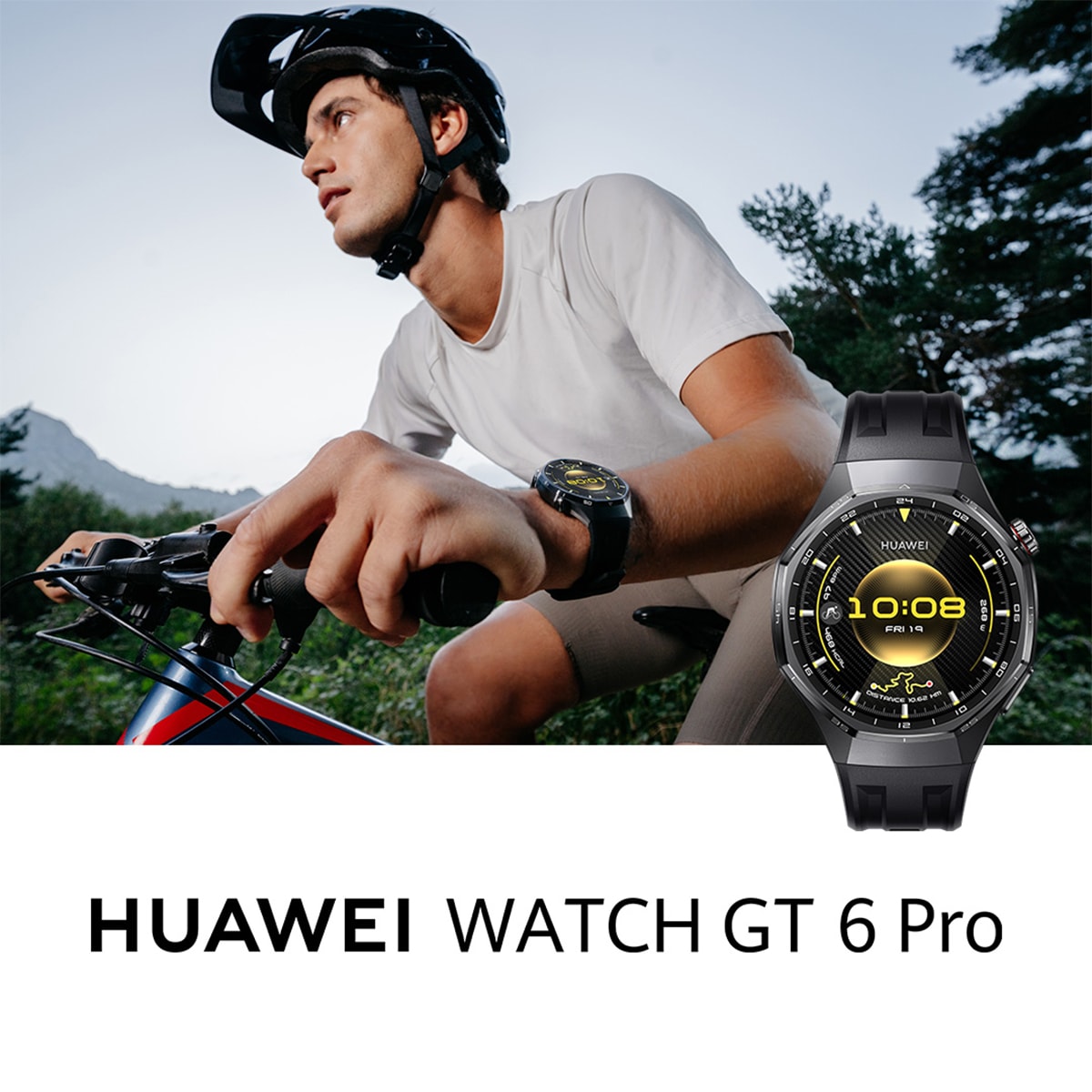 Huawei Watch GT 6 Pro 46mm correa caucho negra Smartwatch Negro-16
