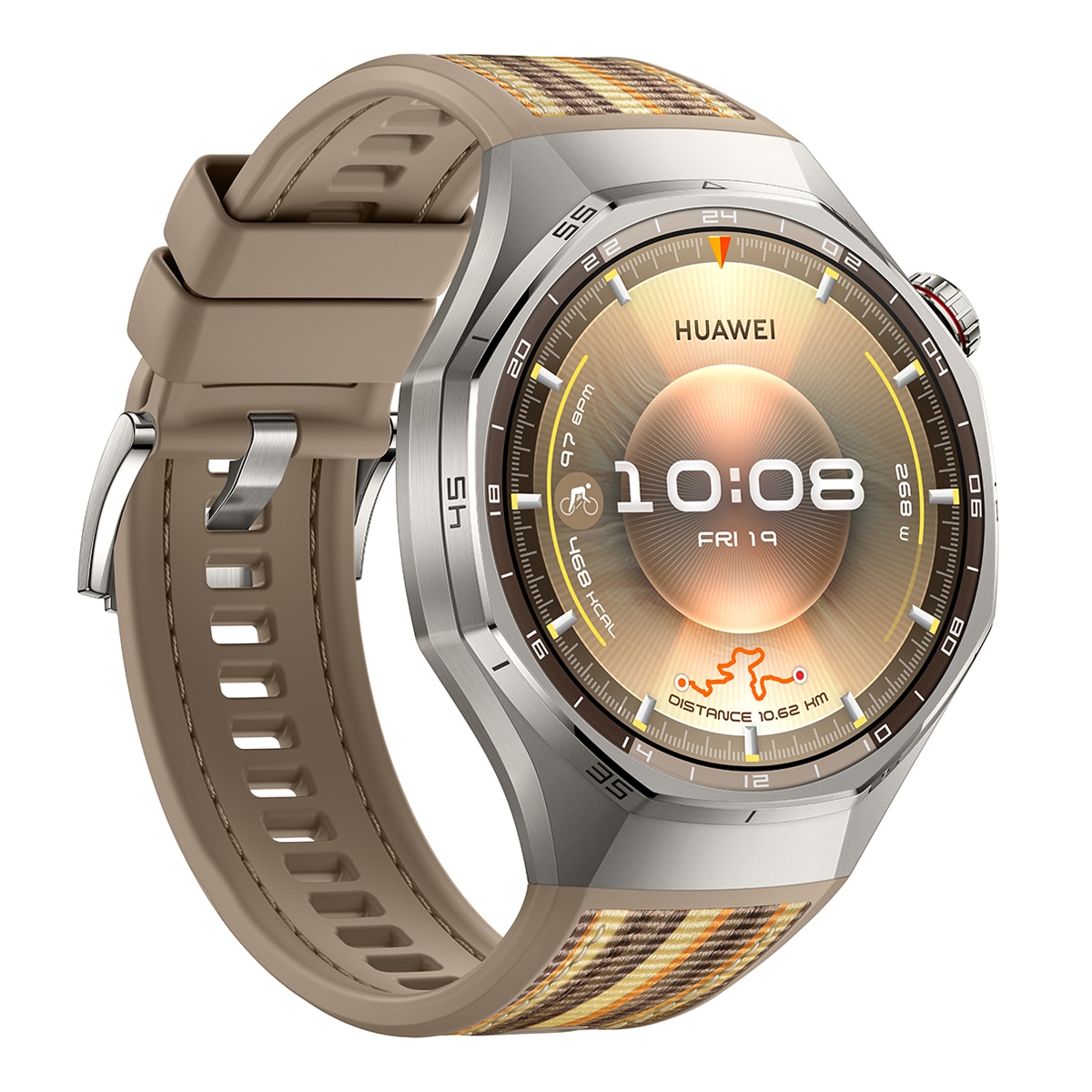 Imagen 0 de Huawei Watch GT 6 Pro 46mm correa tejido marrón Smartwatch