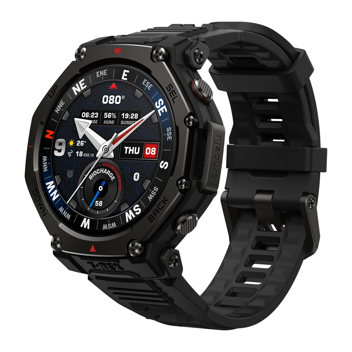 Amazfit T-Rex 3 Pro 48mm Smartwatch con Modo Carrera Hyrox Negro-3
