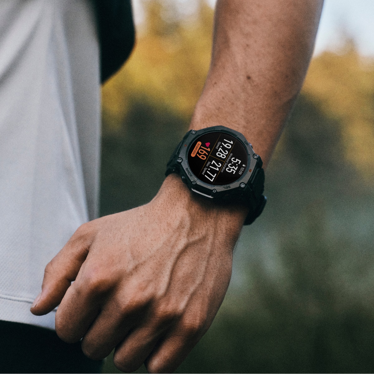 Amazfit T-Rex 3 Pro 48mm Smartwatch con Modo Carrera Hyrox Negro-6