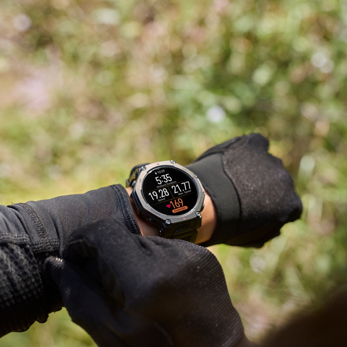 Amazfit T-Rex 3 Pro 48mm Smartwatch con Modo Carrera Hyrox Negro-9