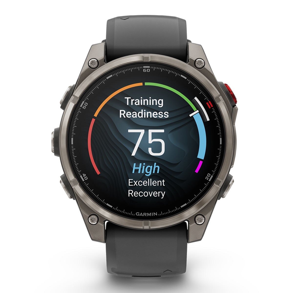 Garmn Fénix 8 Pro, 47mm, cristal Zafiro, Gris Titanio con correa de Silicona Negra Smartwatch Titanio Negro-4