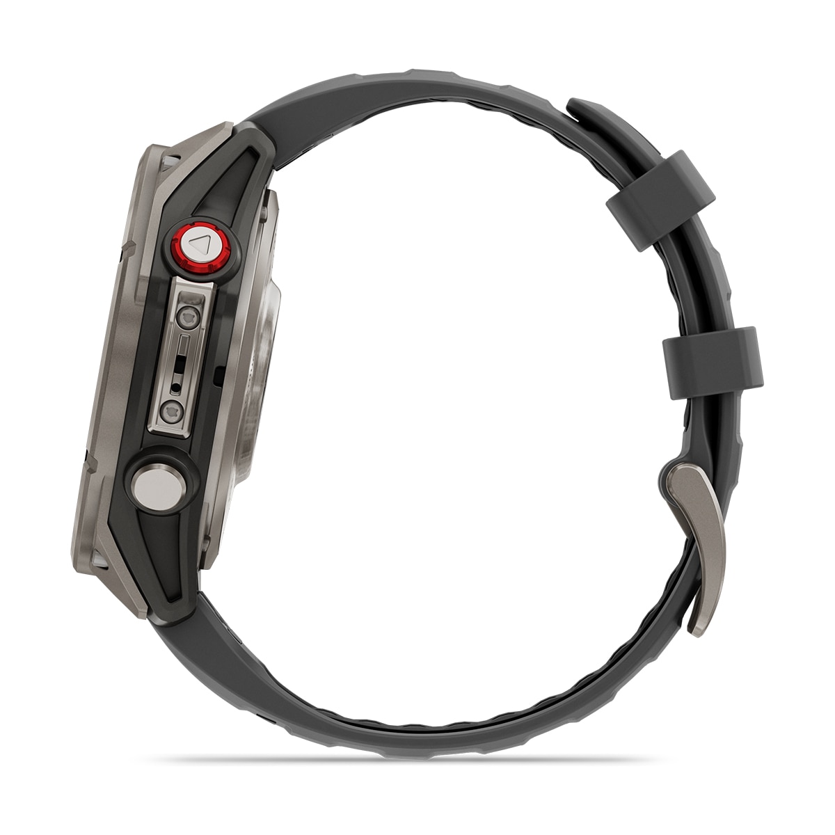 Garmn Fénix 8 Pro, 51mm, cristal Zafiro, Gris Titanio con correa de Silicona Negra Smartwatch Titanio Negro-3