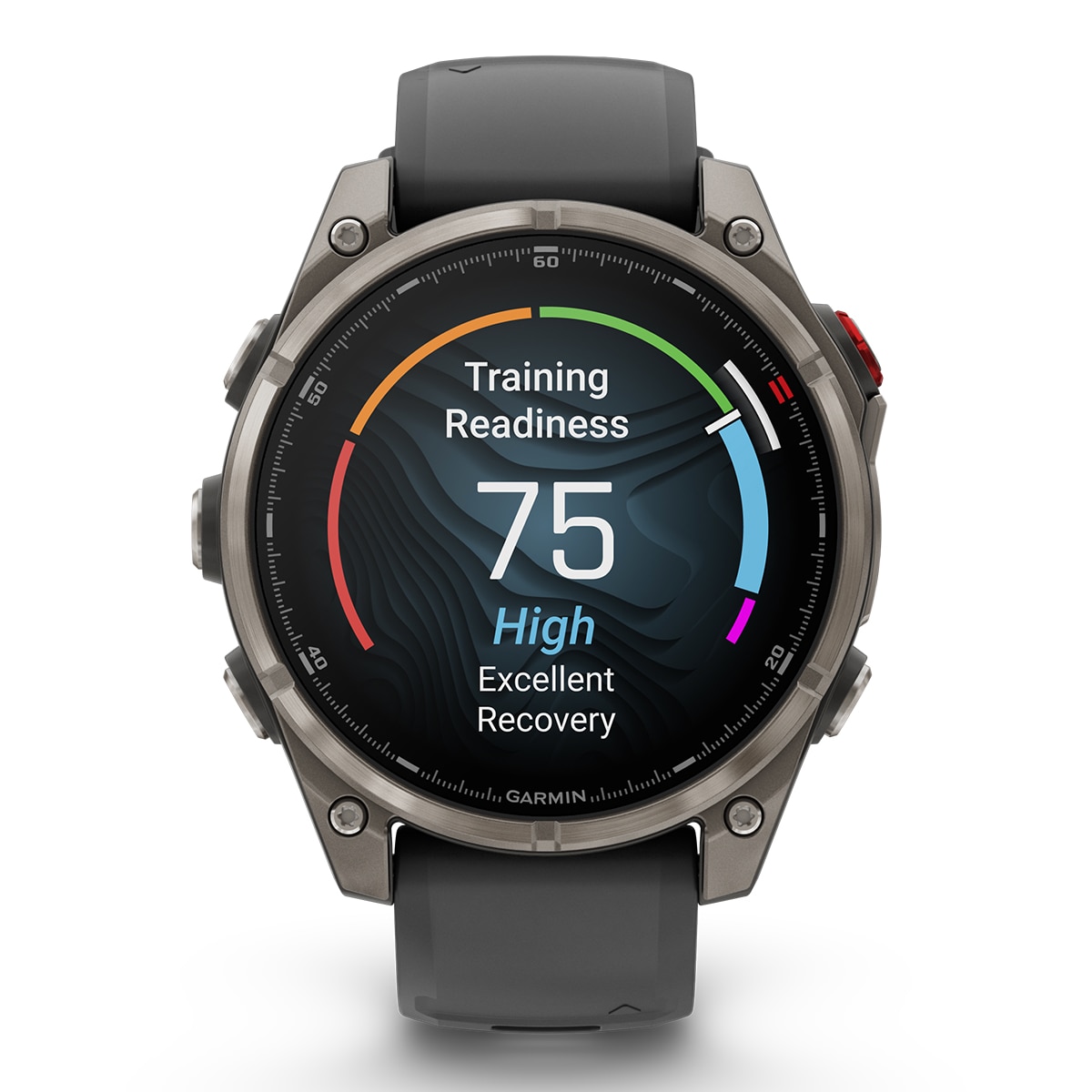 Garmn Fénix 8 Pro, 51mm, cristal Zafiro, Gris Titanio con correa de Silicona Negra Smartwatch Titanio Negro-4