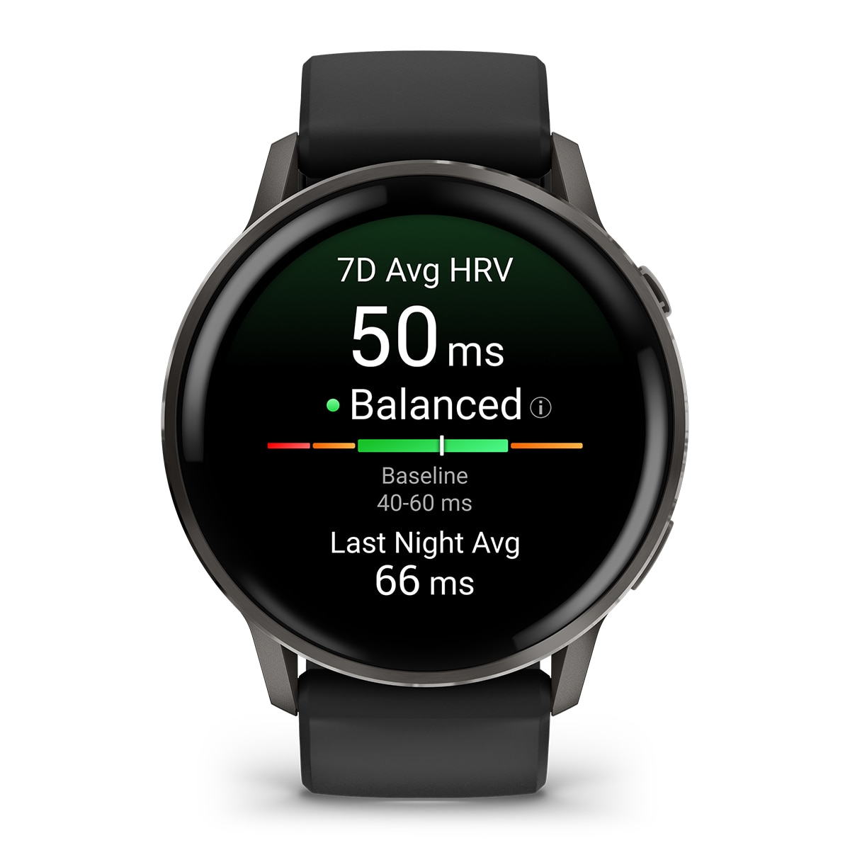 Garmin Venu 4 (45mm) Bisel negro con correa de silicona negra Smartwatch Negro-2