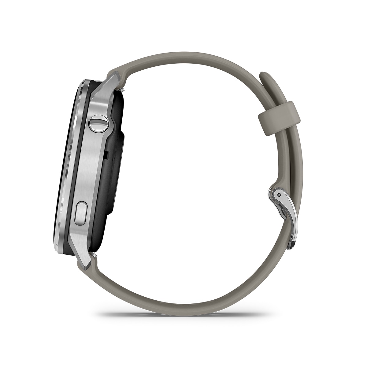 Garmin Venu 4 (45mm) Bisel plateado con correa de silicona gris Smartwatch Plateado-6
