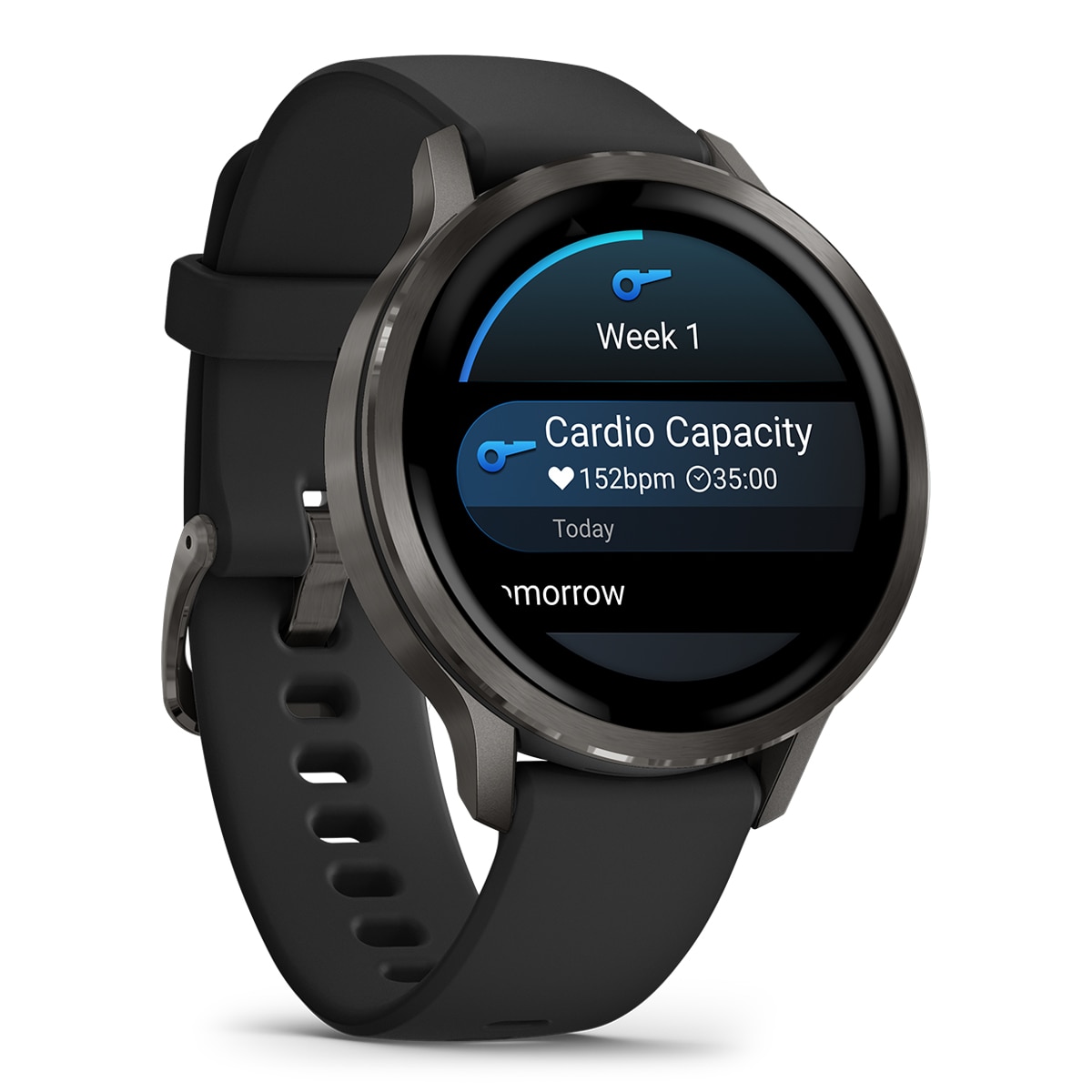Imagen 0 de Garmin Venu 4 (41mm) Bisel negro con correa de silicona negra Smartwatch