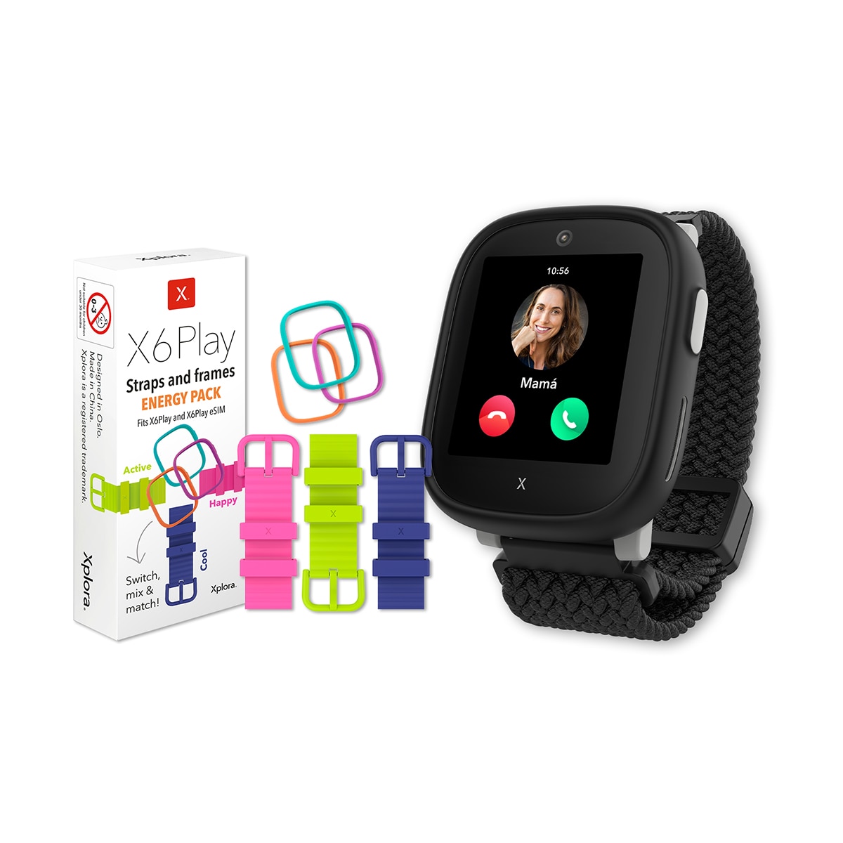 Xplora X6Play 2ª Gen. Edición Energy Pack Negro Smartwatch para niños Negro-6