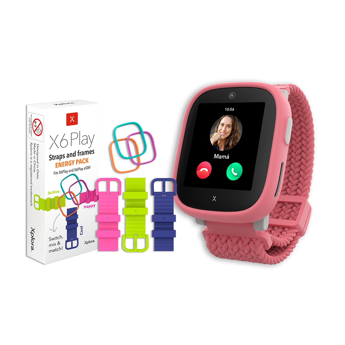Xplora X6Play 2ª Gen. Edición Energy Pack Rosa Smartwatch para niños Rosa-6