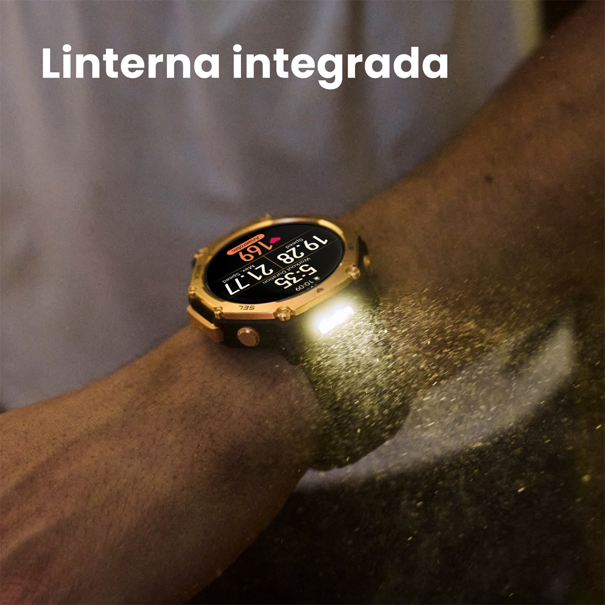 Amazfit T-Rex 3 Pro 48mm Smartwatch con modo HYROX Negro / Oro-6