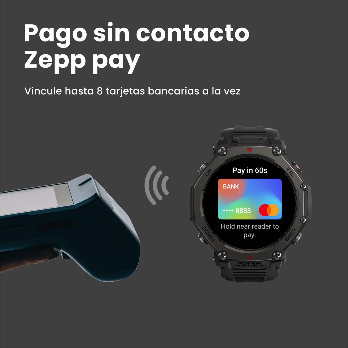 Amazfit T-Rex 3 Pro 48mm Smartwatch con modo HYROX Negro / Oro-9