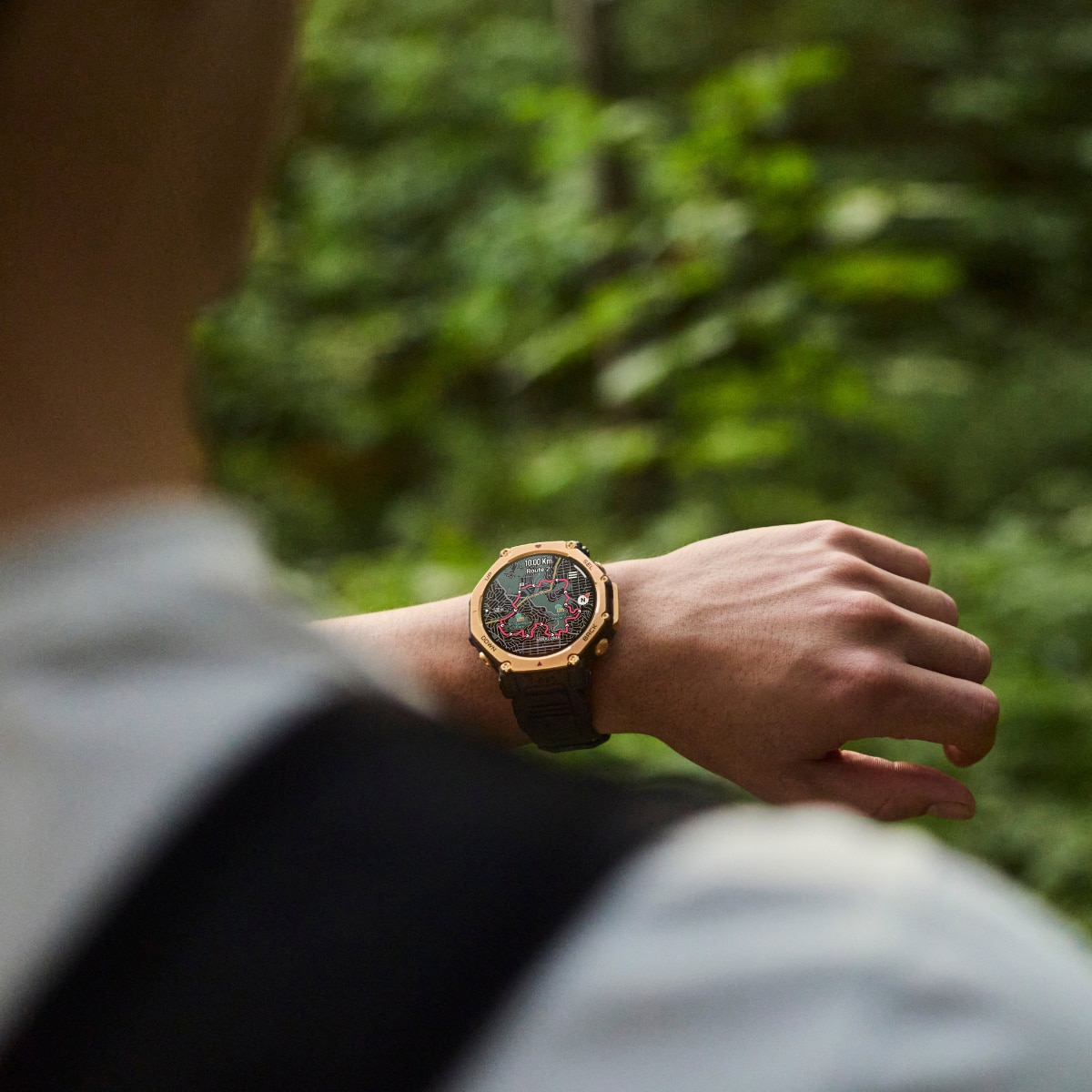 Amazfit T-Rex 3 Pro 48mm Smartwatch con modo HYROX Negro / Oro-11