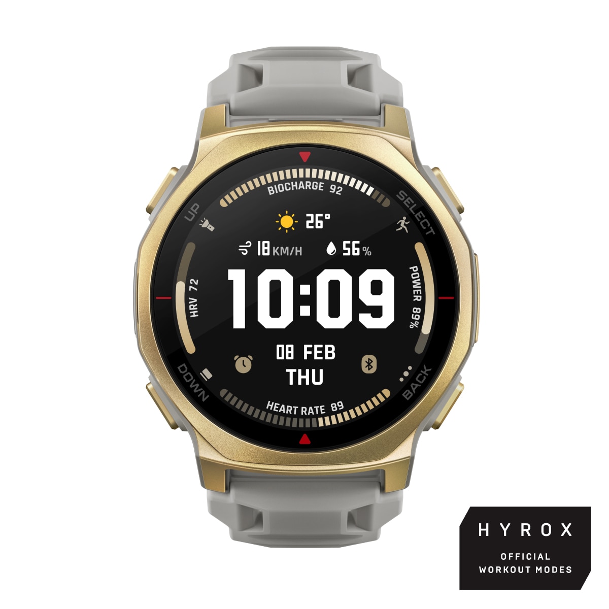 Amazfit T-Rex 3 Pro 44mm con modo HYROX Smartwatch Gris ártico-2
