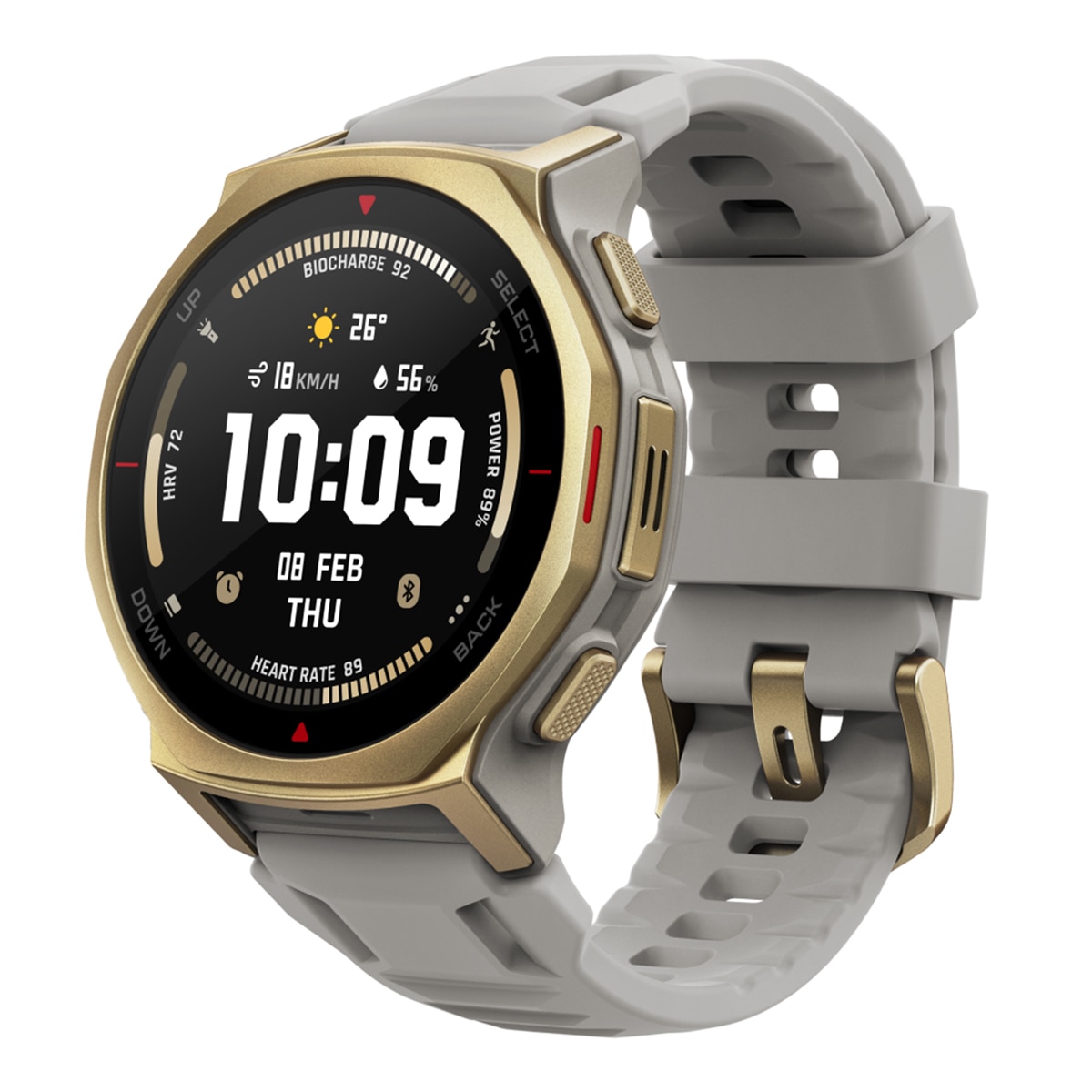 Amazfit T-Rex 3 Pro 44mm con modo HYROX Smartwatch Gris ártico-3