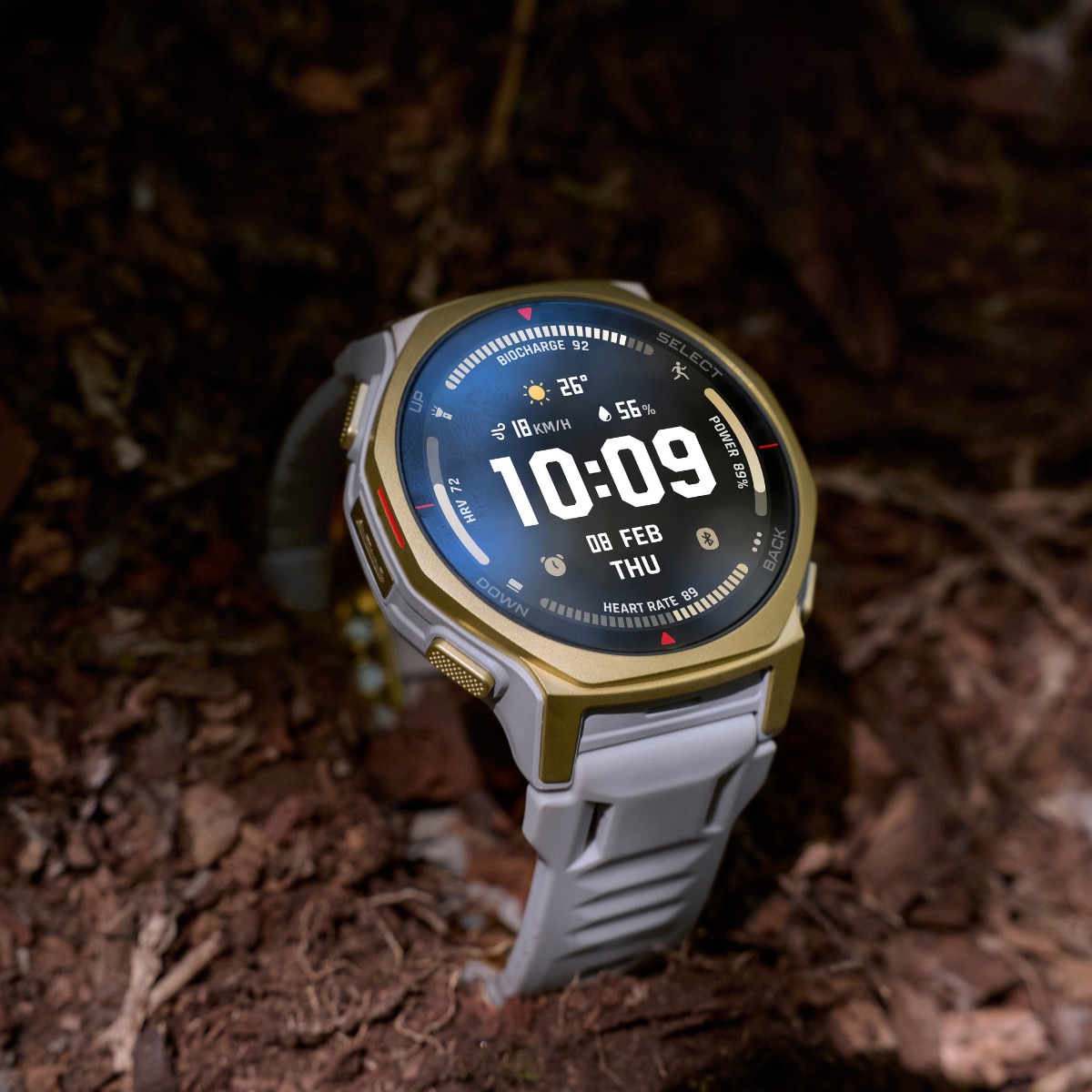 Amazfit T-Rex 3 Pro 44mm con modo HYROX Smartwatch Gris ártico-12