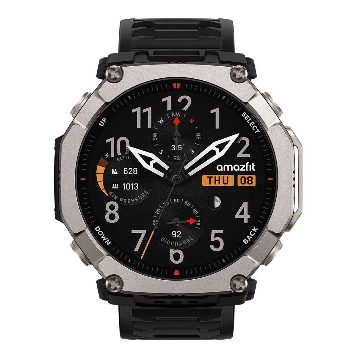 Amazfit T-Rex Ultra 2 negro Smartwatch Negro-3