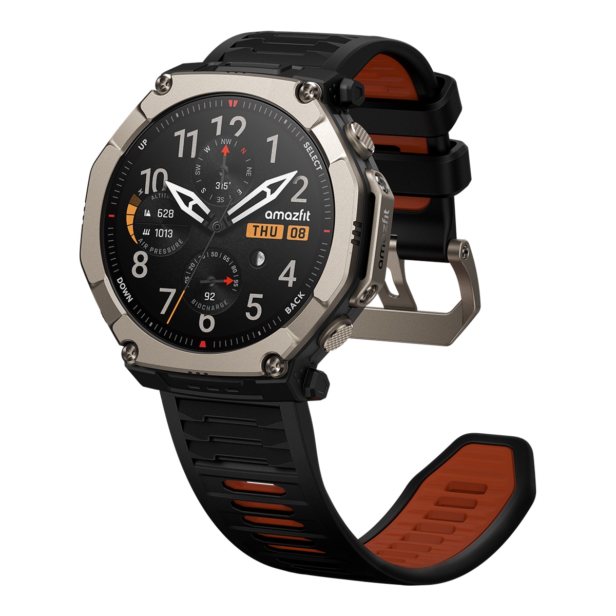 Amazfit T-Rex Ultra 2 negro Smartwatch Negro-5
