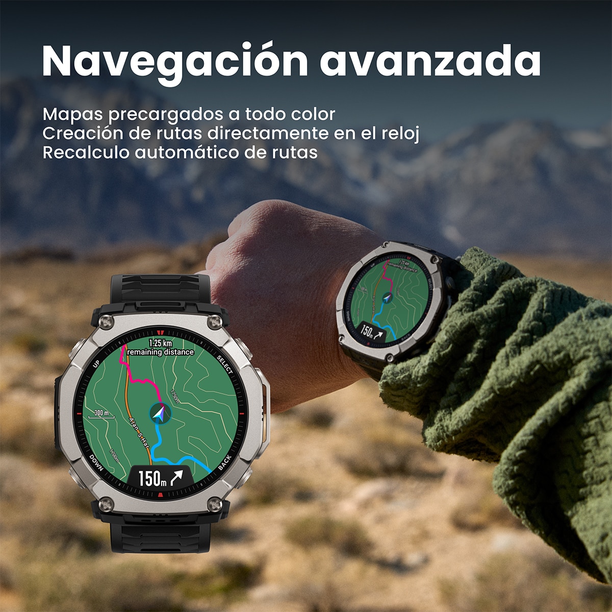 Amazfit T-Rex Ultra 2 negro Smartwatch Negro-10