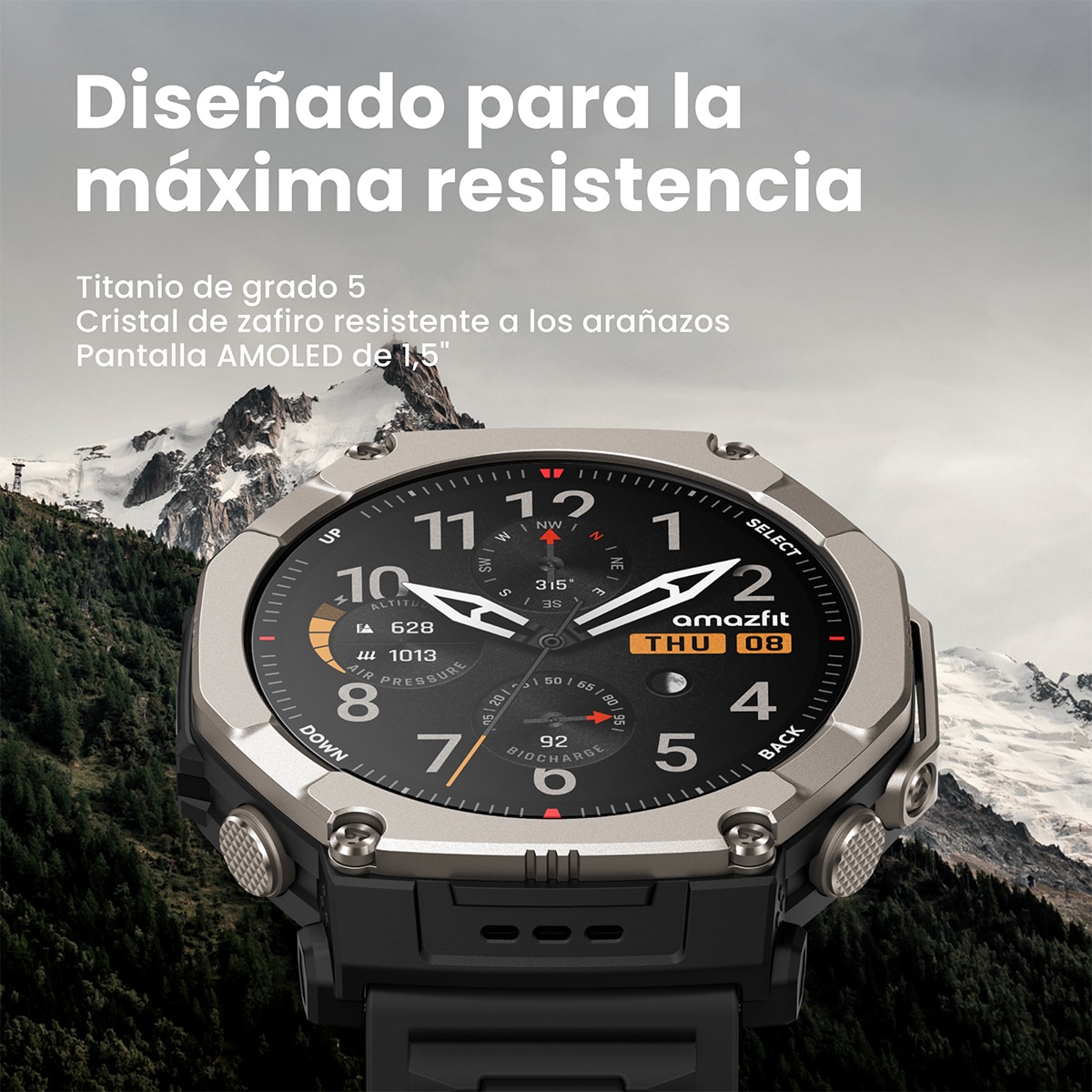 Amazfit T-Rex Ultra 2 negro Smartwatch Negro-11