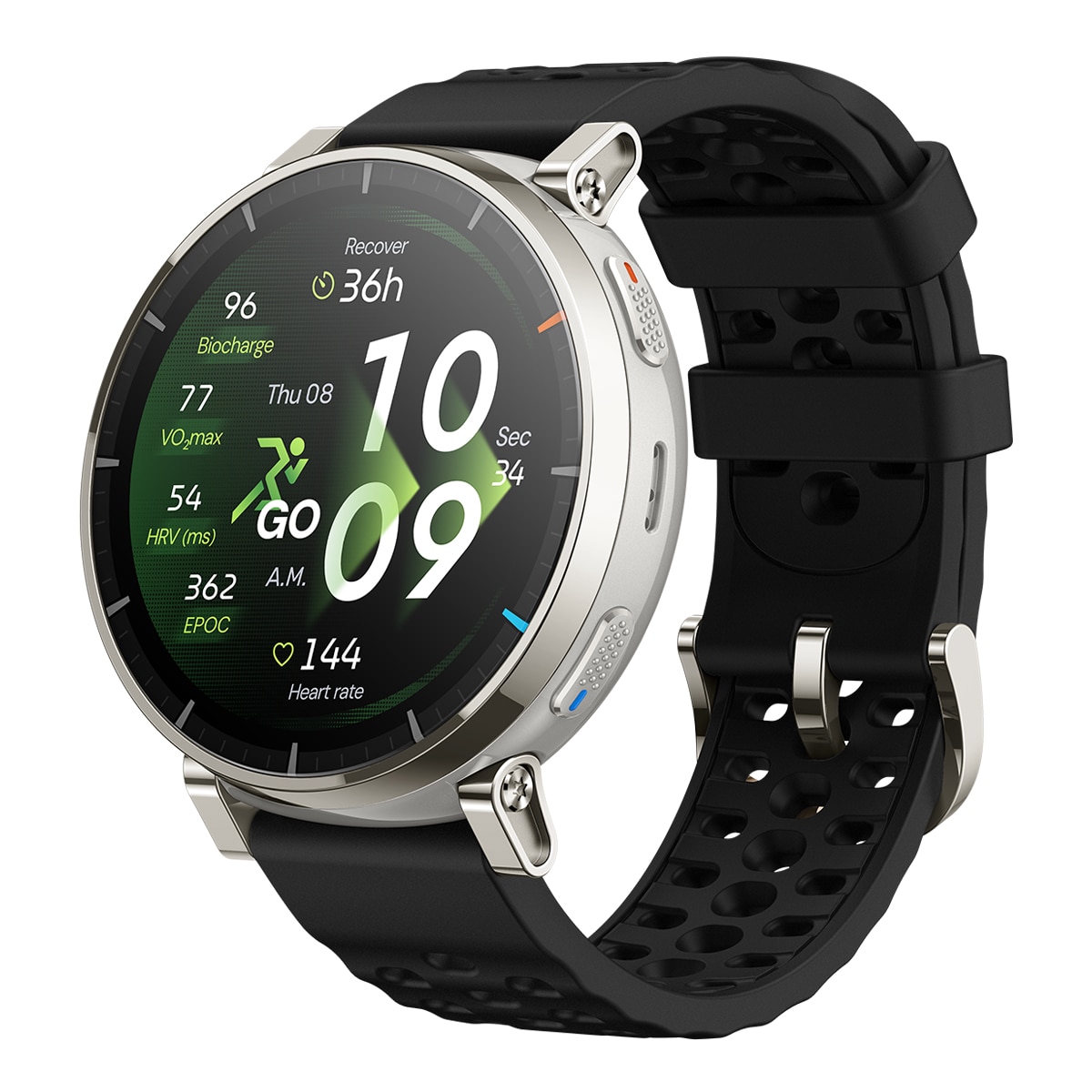 Amazfit Active 3 Premium Plata Smartwatch Plata-4