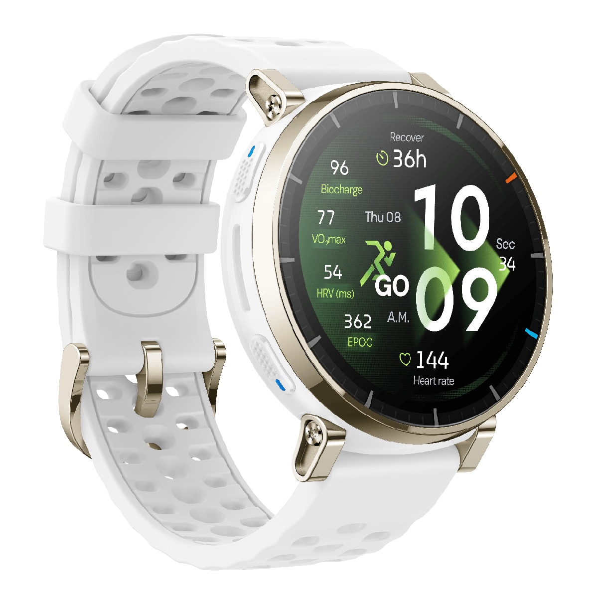 Amazfit - Amazfit Active 3 Premium Blanco Aero Smartwatch.